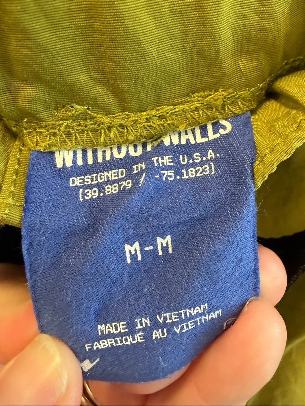 Without Walls Urban Outfitters Men’s Hike Cargo Pants in Green size M